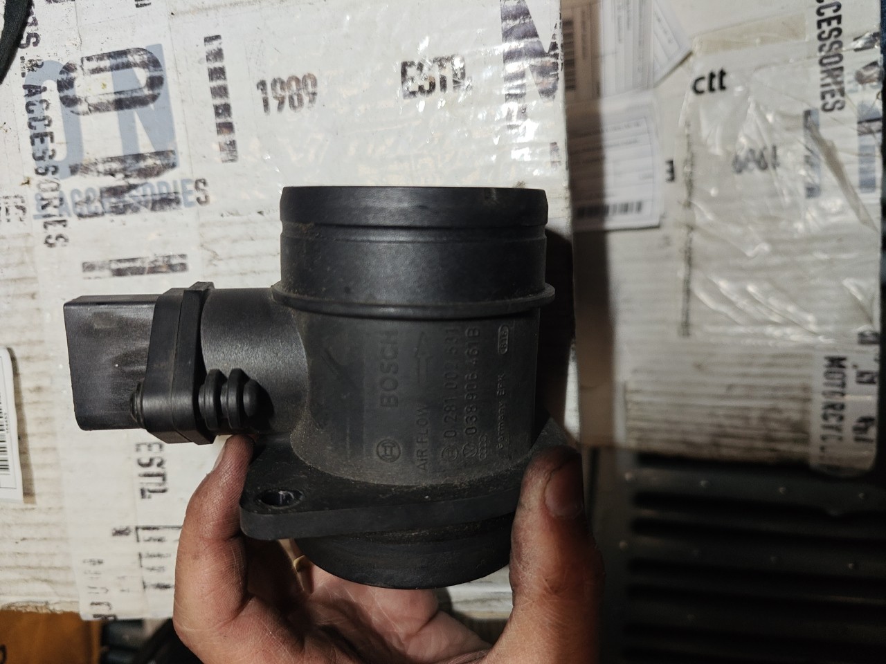 Medidor de Massa de Ar VOLKSWAGEN GOLF V (1K1) | 03 - 09 Imagem-2