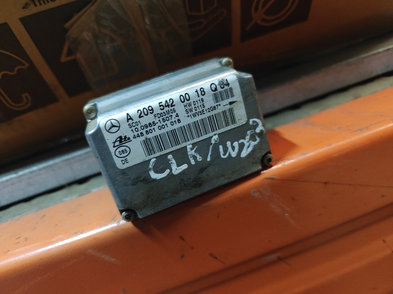 Sensor ESP Yaw Rate / Velocidade Rotacional MERCEDES-BENZ C-CLASS Coupe Sport (CL203) | 01 - 11