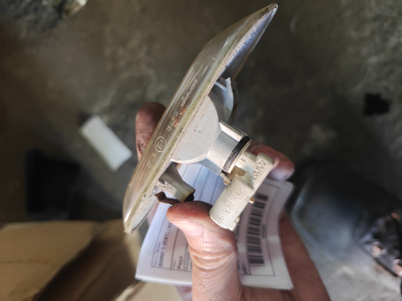 Pisca do Guarda Lamas Direito BMW 1 (E87) | 03 - 13