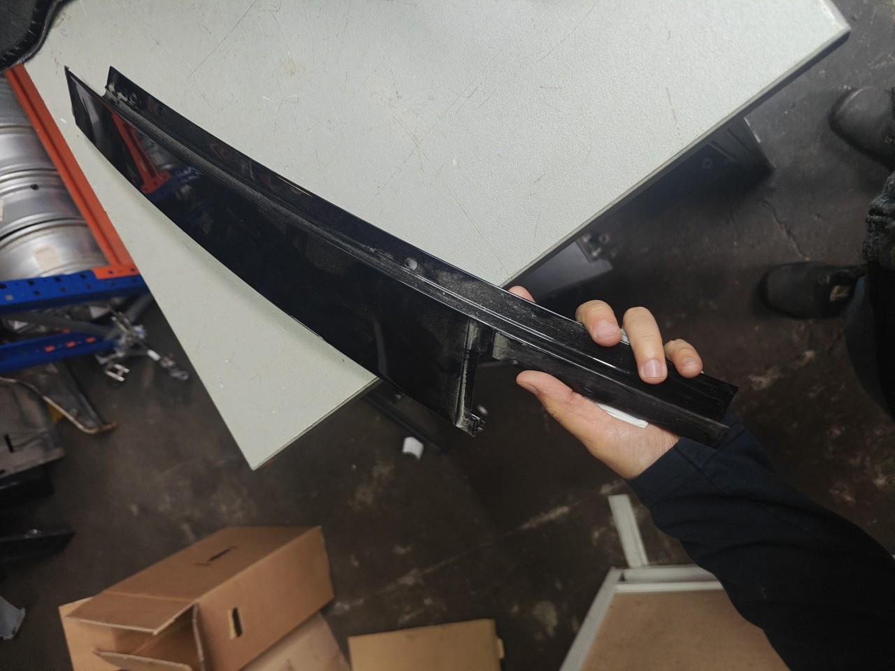 Friso Exterior Pilar B Porta Tras Esquerda BMW 5 Touring (F11) | 09 - 17