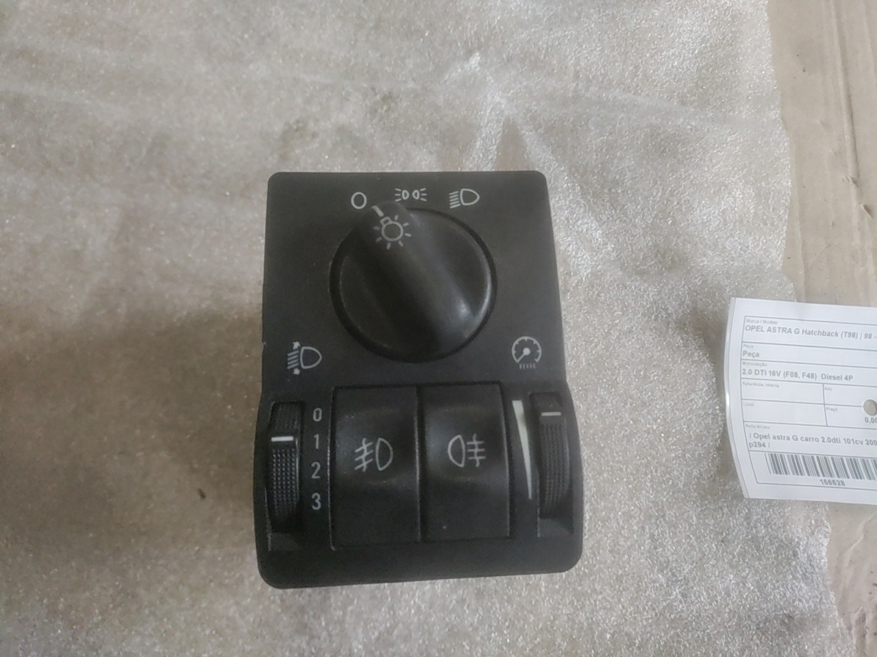 Controlador de Luzes / Comutador nevoeiro OPEL ASTRA G Hatchback (T98) | 98 - 09 Imagem-4 Controlador de Luzes / Comutador nevoeiro OPEL ASTRA G Hatchback (T98) | 98 - 09 Imagem-4