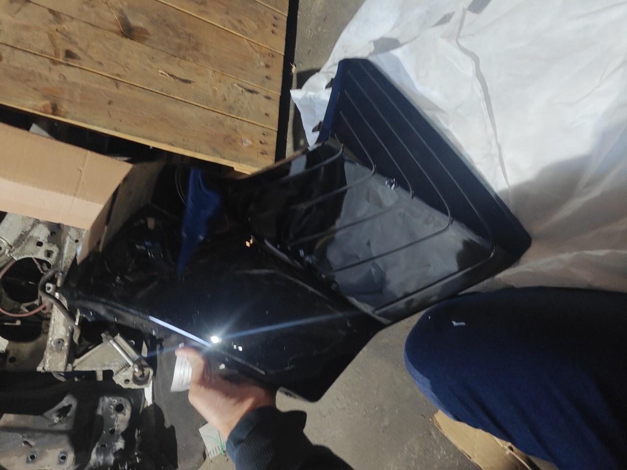 Friso Direito do Parachoques Frente BMW iX i20