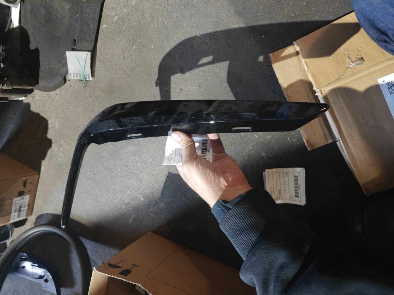 Friso Direito do Parachoques Frente BMW 5 Touring (G31) | 17 - 