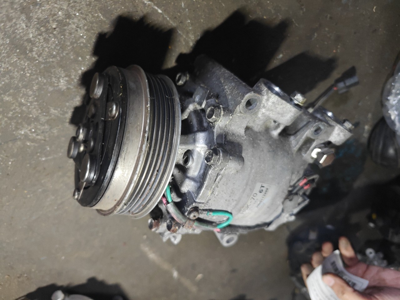Compressor de Ar condicionado AC HONDA JAZZ III (GE_, GG_, GP_, ZA_) | 07 -  Imagem-2 Compressor de Ar condicionado AC HONDA JAZZ III (GE_, GG_, GP_, ZA_) | 07 -  Imagem-2