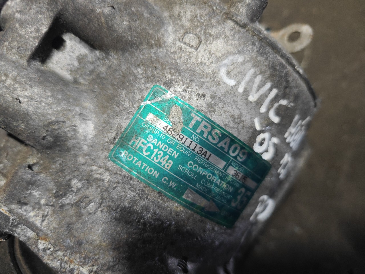 Compressor de Ar condicionado AC HONDA CIVIC VII três volumes (ES, ET) | 00 - 06 Imagem-1 Compressor de Ar condicionado AC HONDA CIVIC VII três volumes (ES, ET) | 00 - 06 Imagem-1