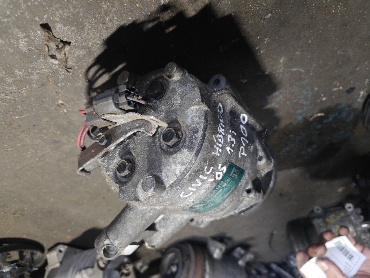 Compressor de Ar condicionado AC HONDA CIVIC VII três volumes (ES, ET) | 00 - 06 Imagem-3 Compressor de Ar condicionado AC HONDA CIVIC VII três volumes (ES, ET) | 00 - 06 Imagem-3