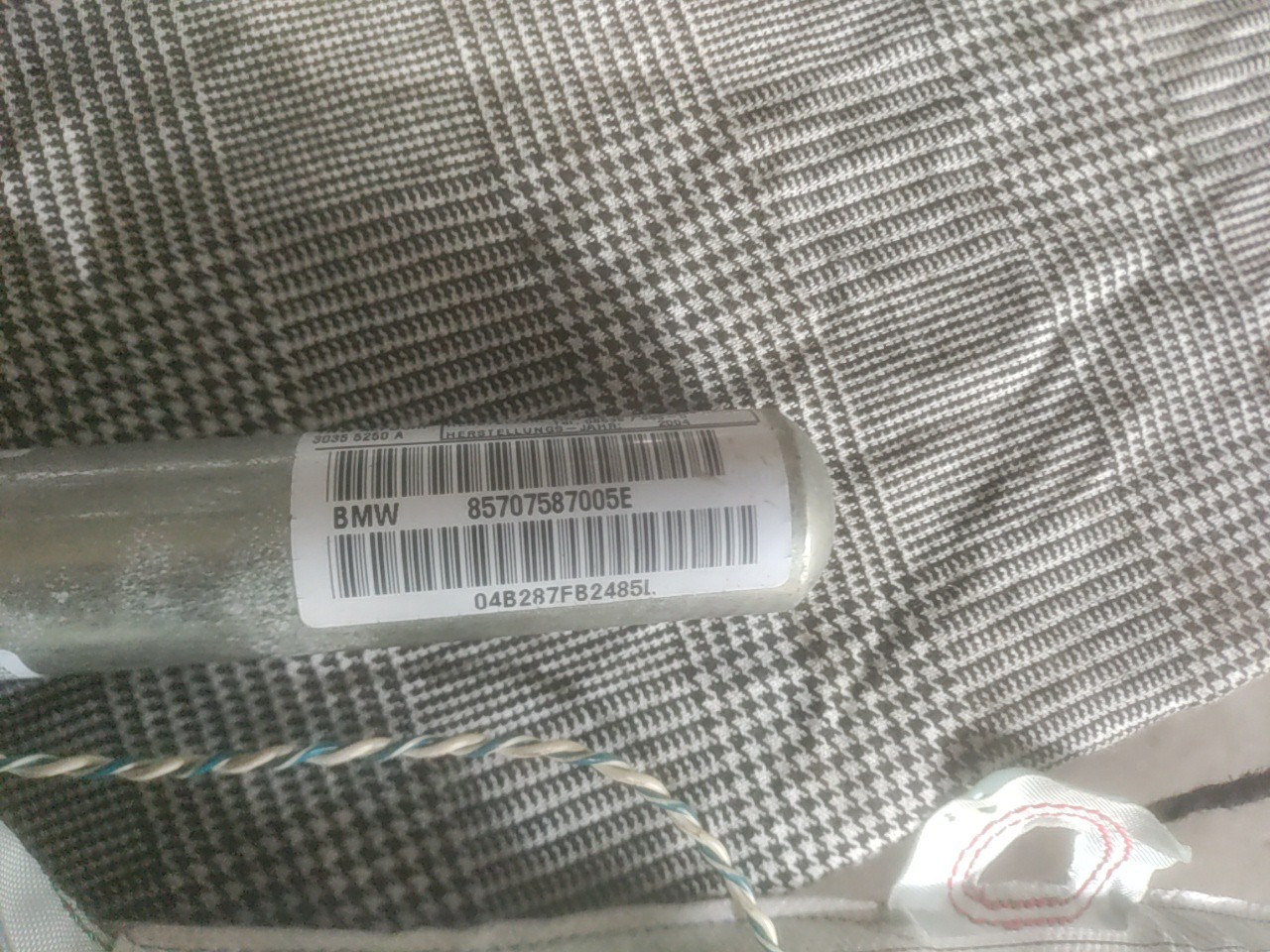 Airbag de Cortina lado Direito BMW 1 (E87) | 03 - 13 Imagem-5 Airbag de Cortina lado Direito BMW 1 (E87) | 03 - 13 Imagem-5