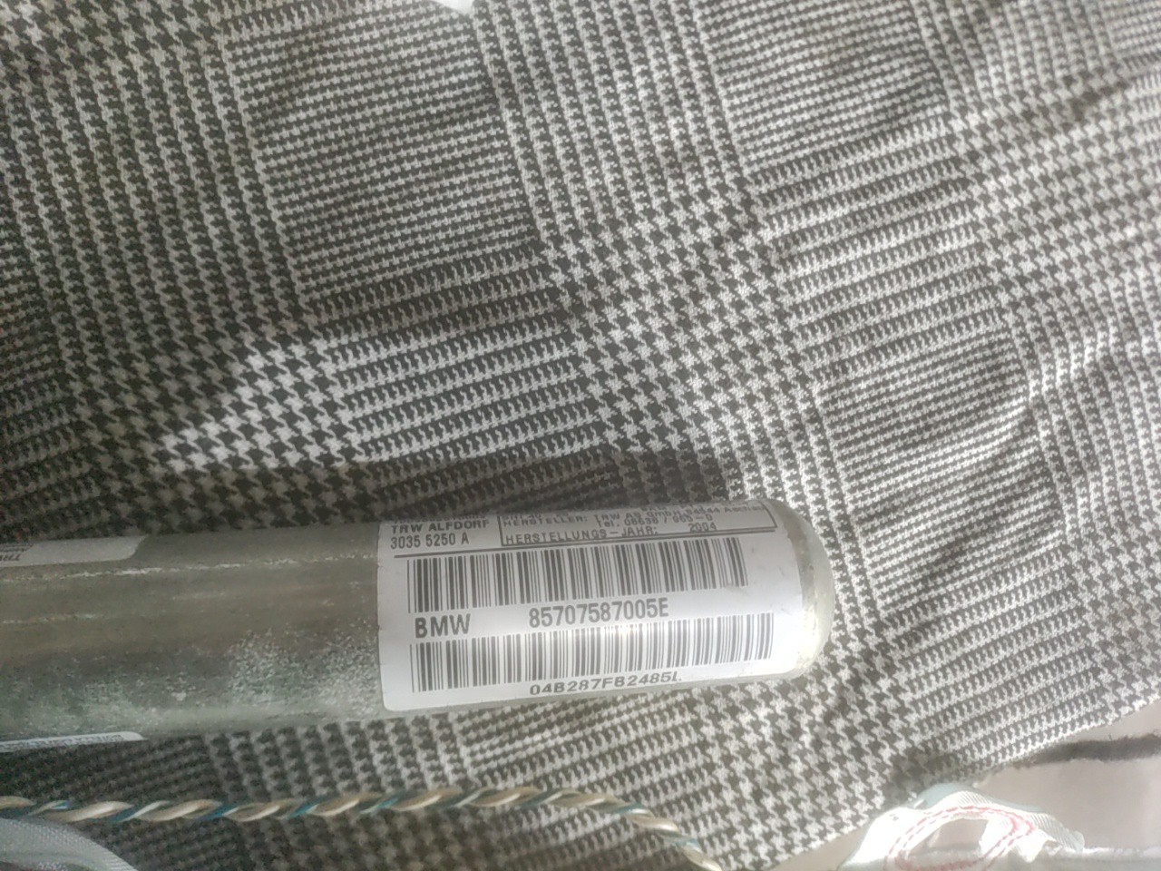 Airbag de Cortina lado Direito BMW 1 (E87) | 03 - 13 Imagem-6 Airbag de Cortina lado Direito BMW 1 (E87) | 03 - 13 Imagem-6