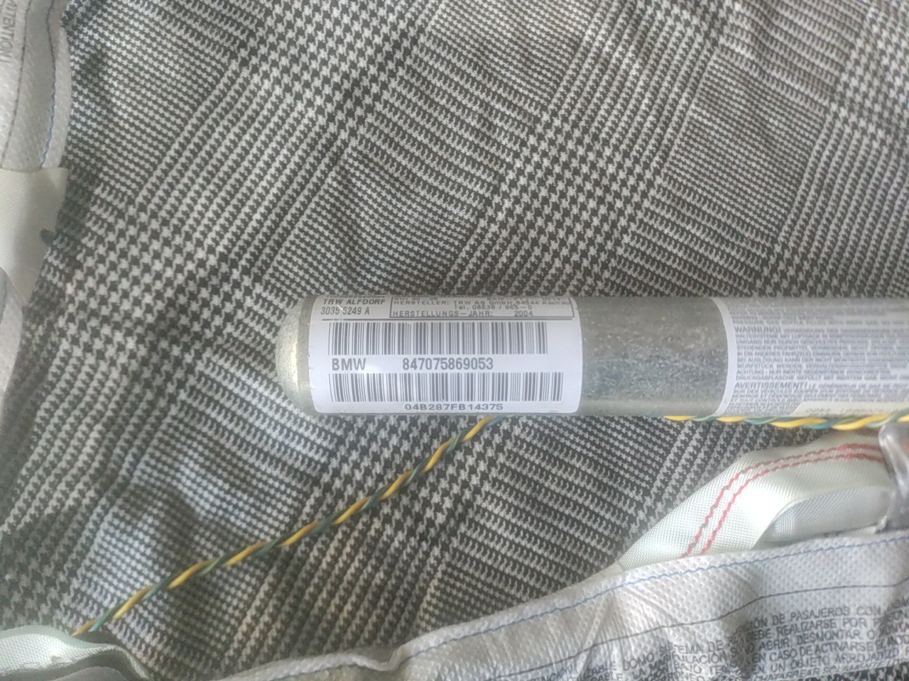 Curtain Airbag BMW 1 (E87) | 03 - 13 Imagem-3 Curtain Airbag BMW 1 (E87) | 03 - 13 Imagem-3