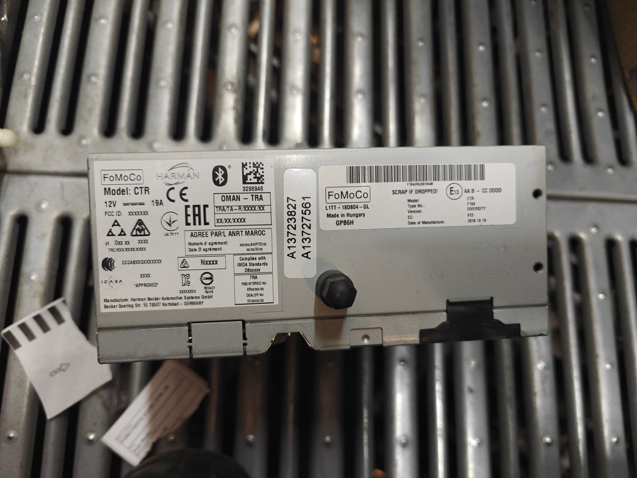 Auto Radio FORD FIESTA VII | 17 - 