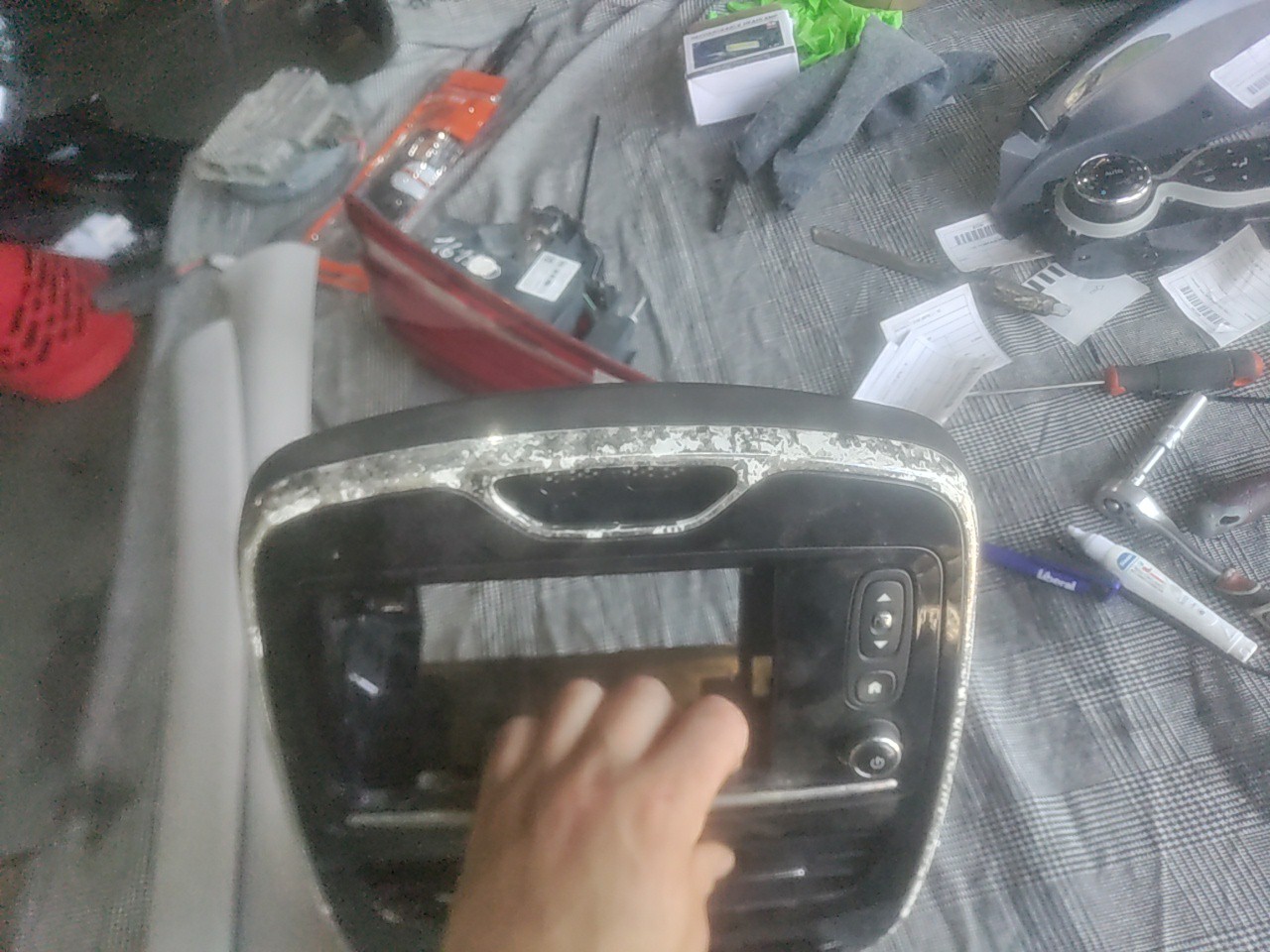 Moldura / Aro do Radio RENAULT ZOE (BFM_) | 12 -  Imagem-4