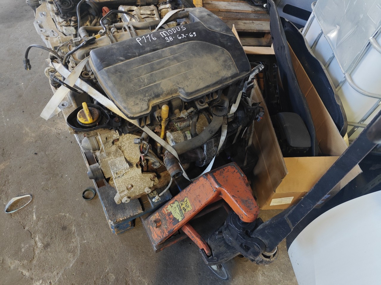 Motor com acessorios RENAULT MODUS / GRAND MODUS (F/JP0_) | 04 - 