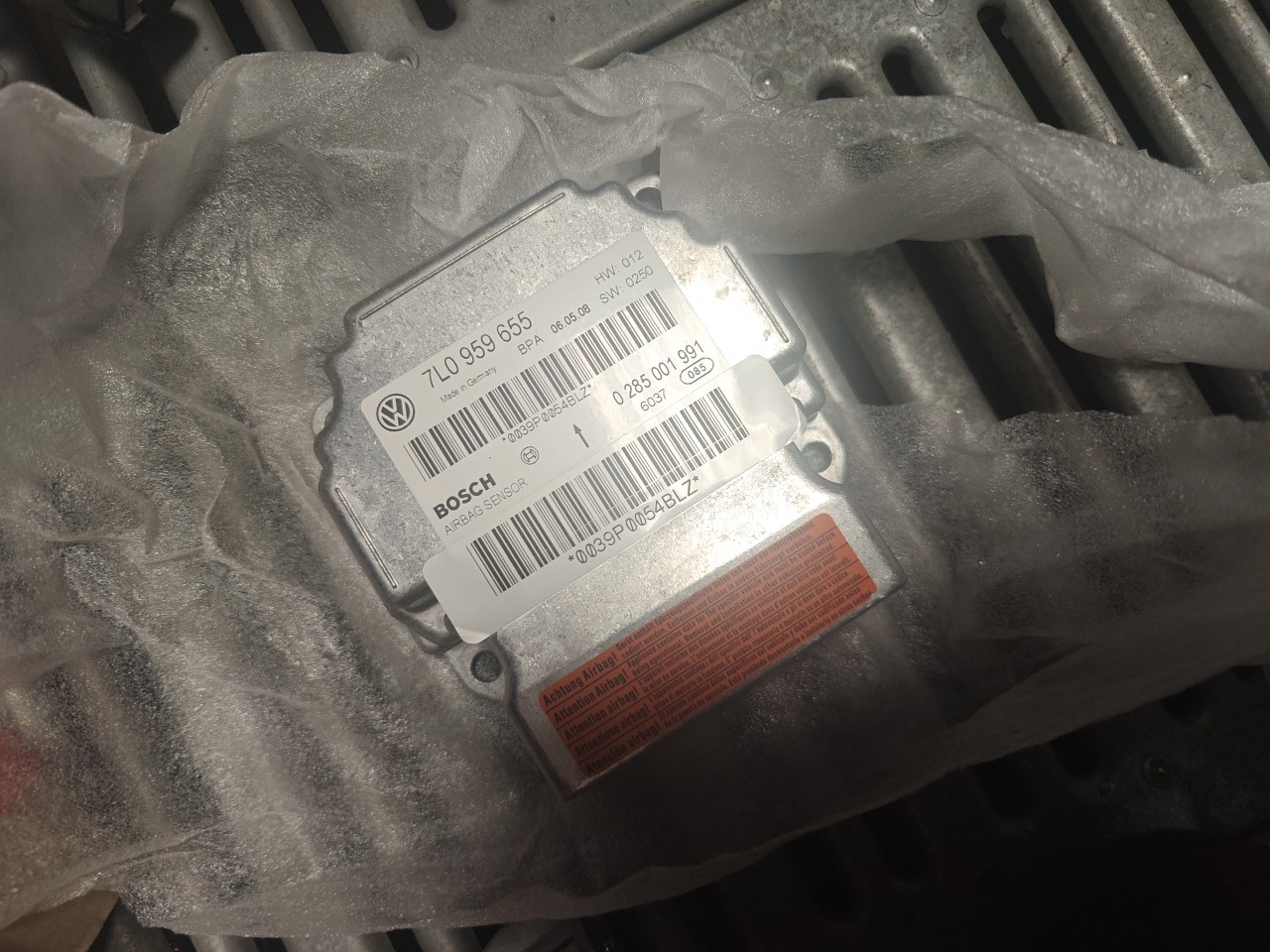 Airbag Module PORSCHE CAYENNE (9PA) | 02 - 10