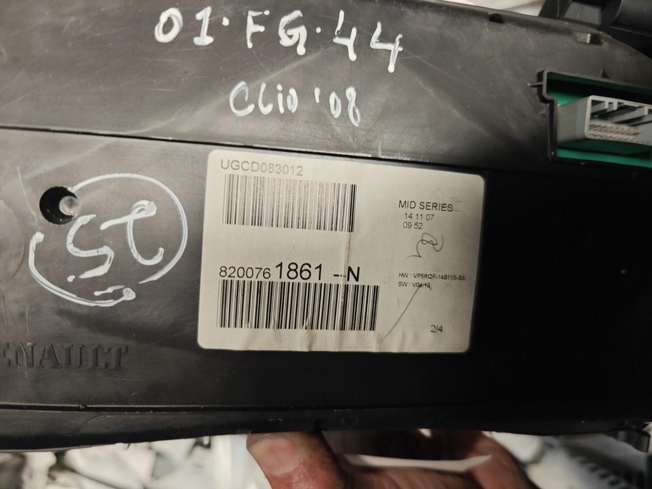 Quadrante / Painel Instrumentos RENAULT CLIO III (BR0/1, CR0/1) | 05 -  Imagem-4