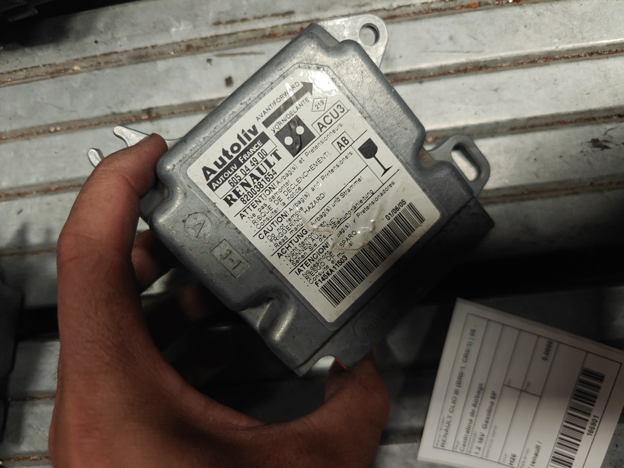 Airbag Module RENAULT CLIO III (BR0/1, CR0/1) | 05 - 