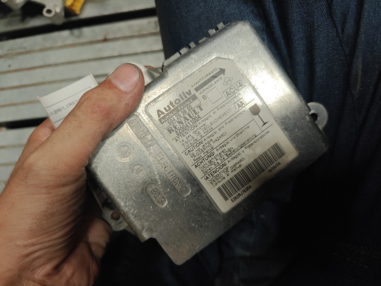 Airbag Module RENAULT CLIO III (BR0/1, CR0/1) | 05 - 