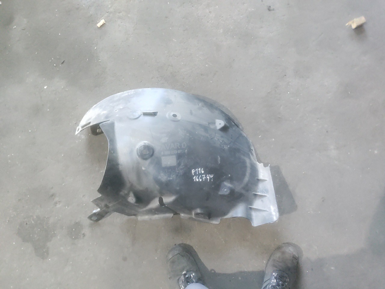 Parte de Trás da Cava de Roda Frente Direita RENAULT MODUS / GRAND MODUS (F/JP0_) | 04 - 