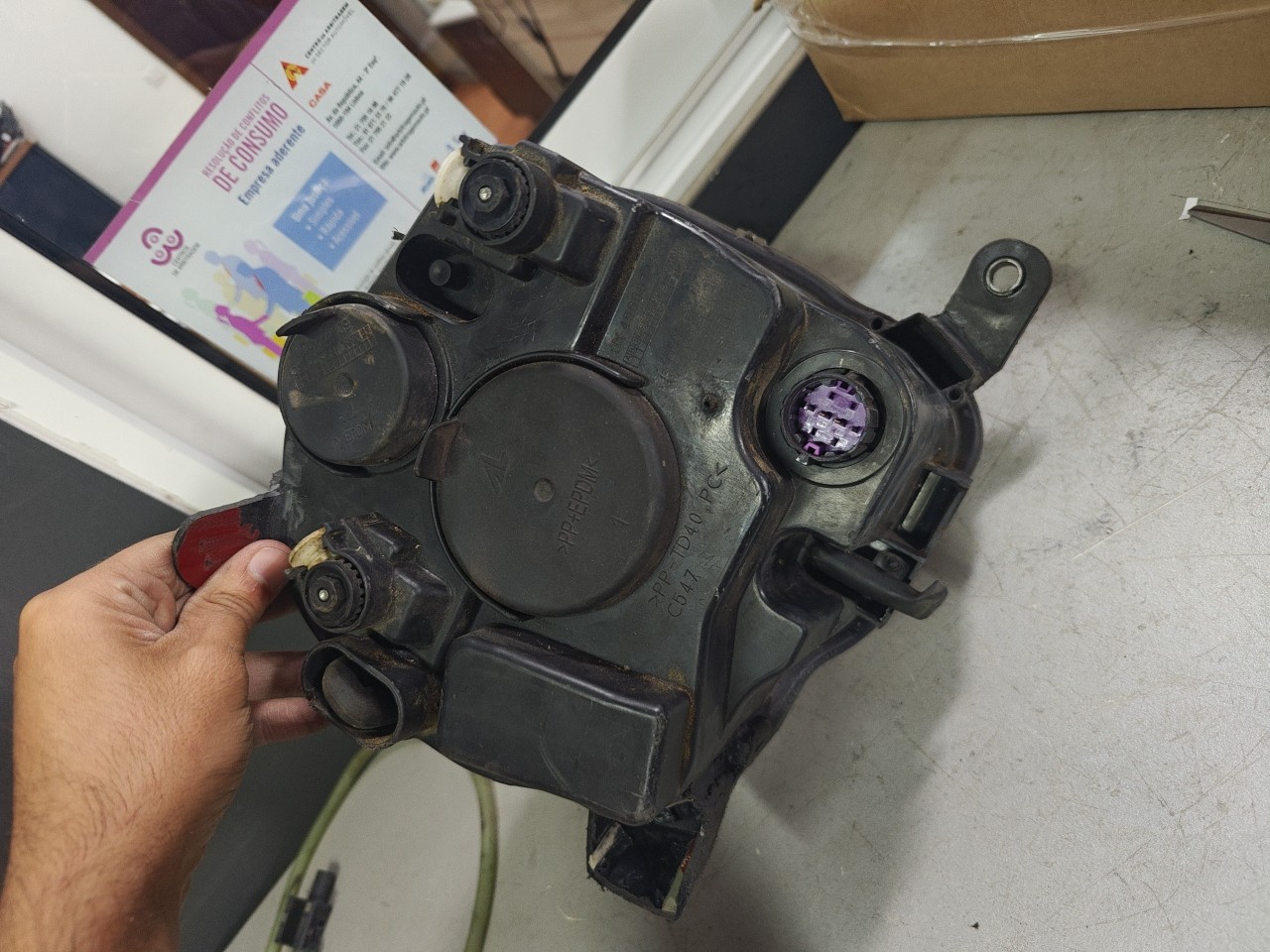 Farol Frente Esquerdo / Otica Esquerda FIAT 500 C (312_) | 09 -  Imagem-4