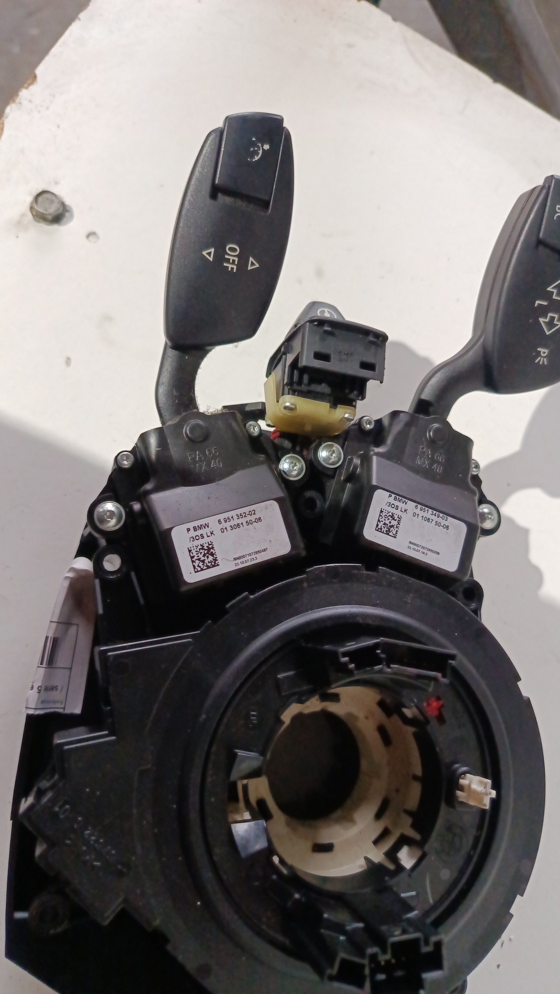 Fita de Airbag com Comutador luzes e limpa vidros BMW 5 (E60) | 01 - 10 Imagem-12