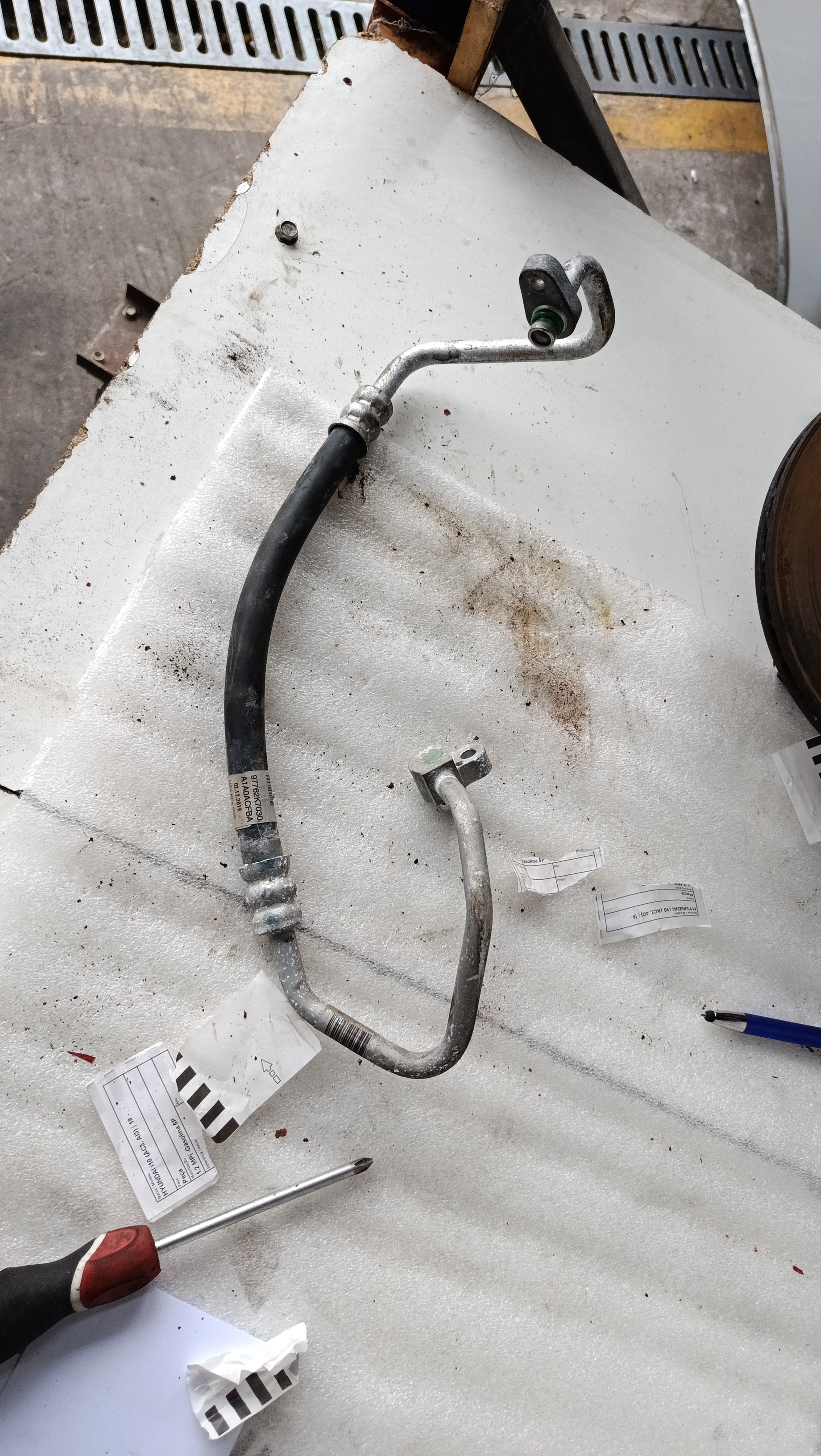 Tubo de Ac / ar condicionado HYUNDAI i10 (AC3, AI3) | 19 - 