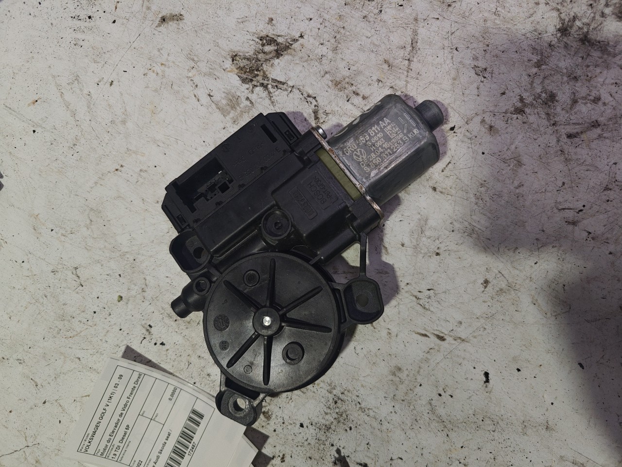 Motor do Elevador de Vidro Frente Direito VOLKSWAGEN GOLF V (1K1) | 03 - 09