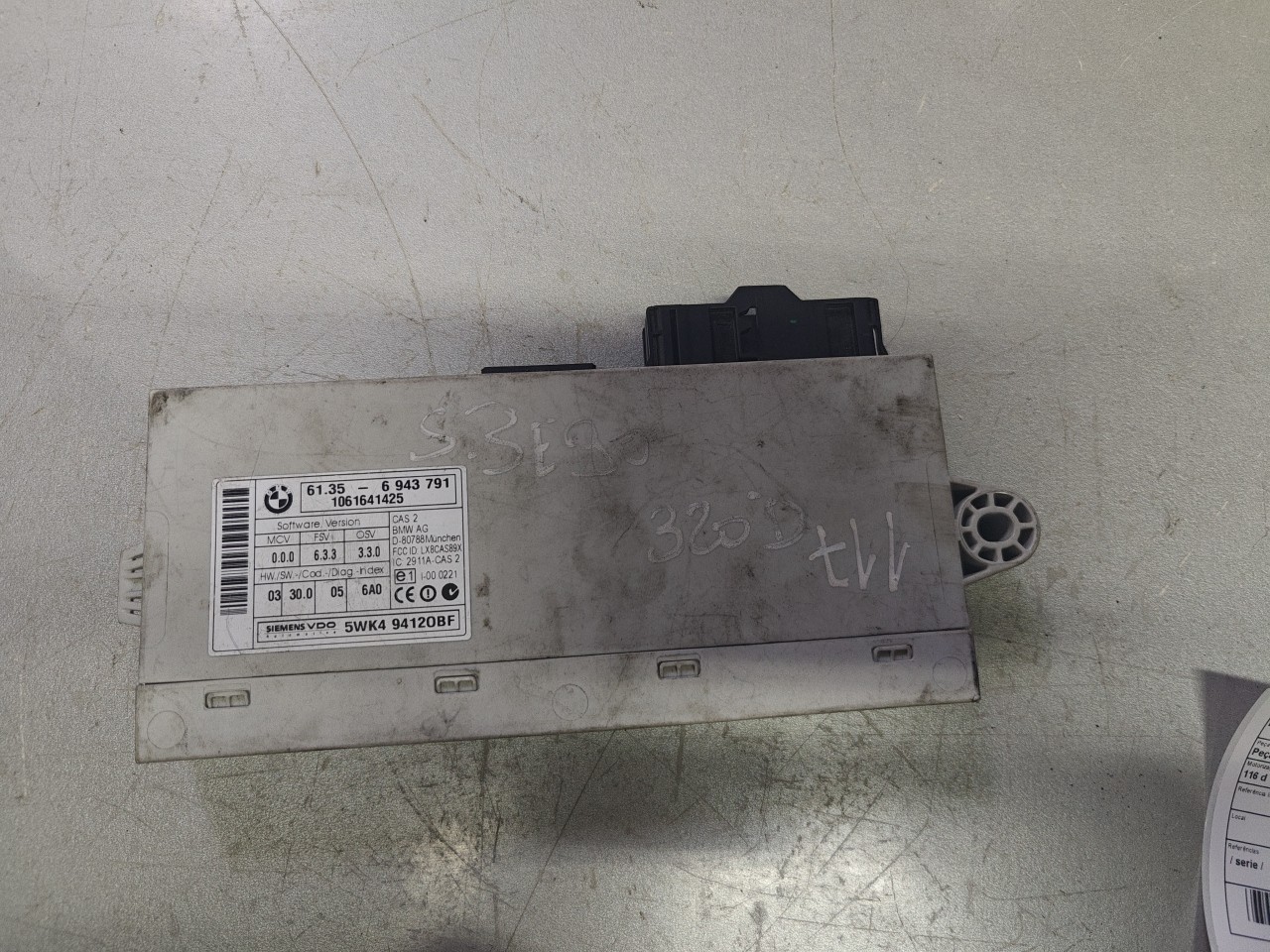 Modulo de Controlo CAS BMW 3 Touring (E91) | 04 - 12