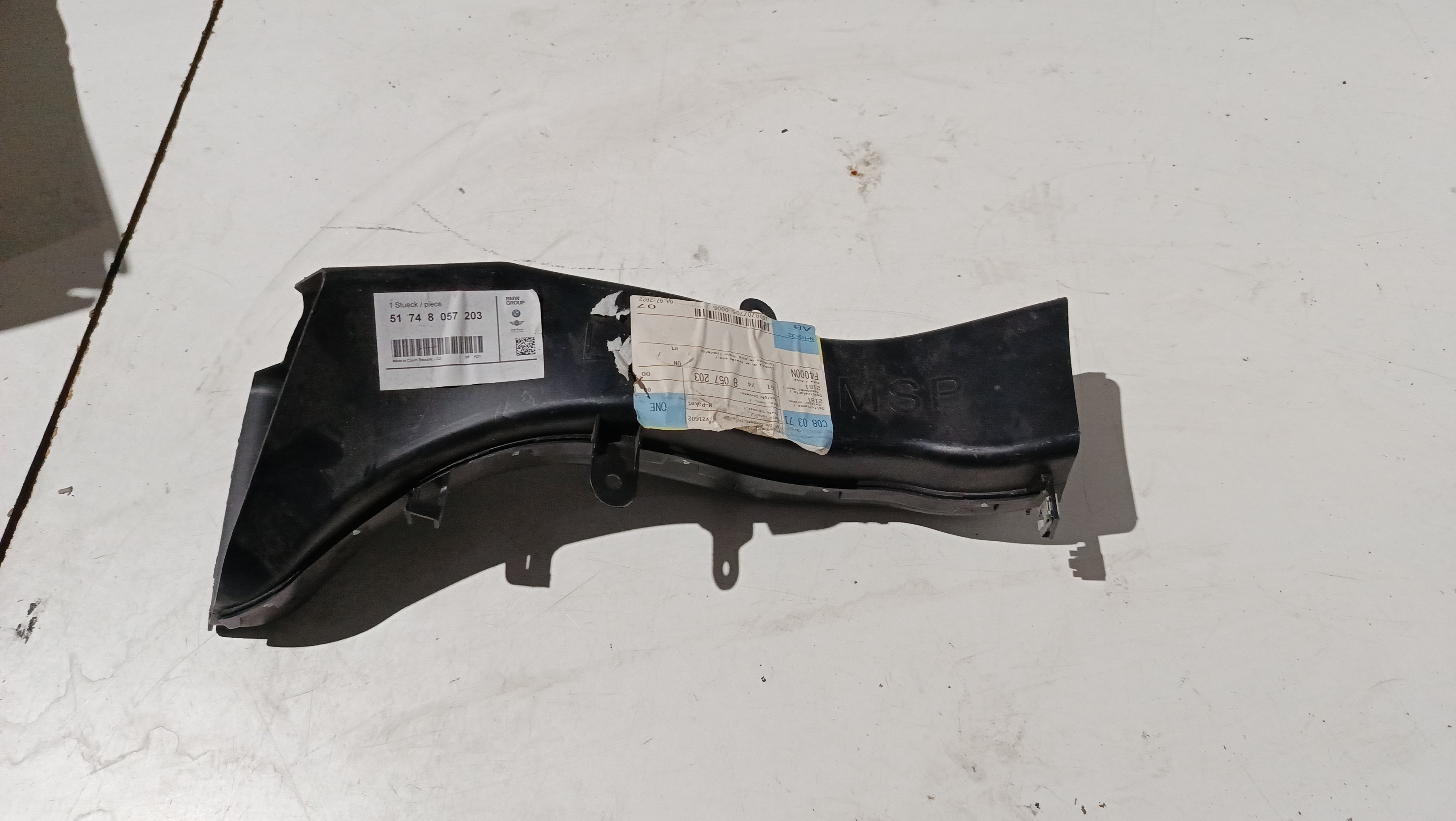 Conduta de Ar do travao Frente Esquerda BMW 3 Gran Turismo (F34) | 12 - 