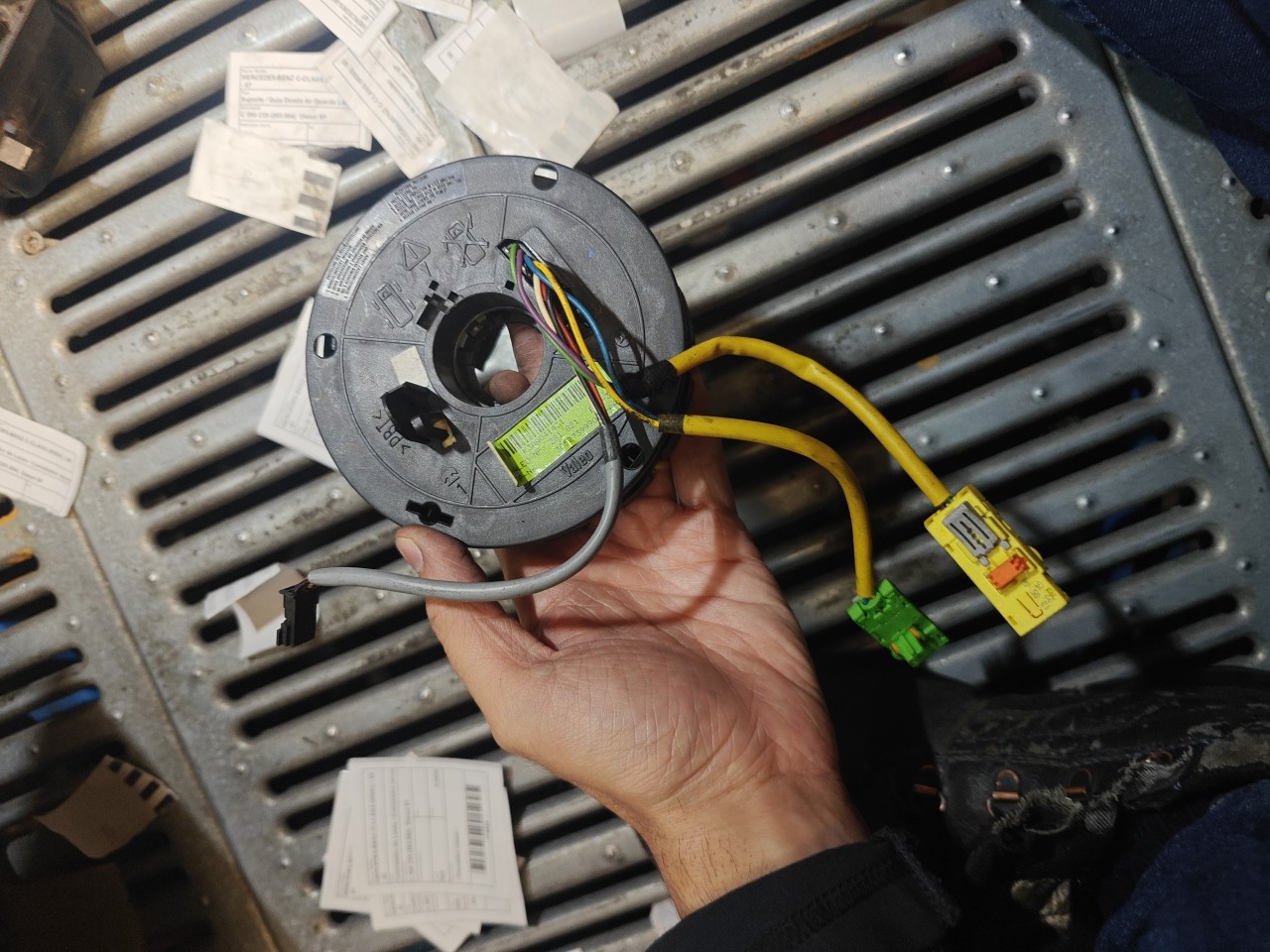 Fita de Airbag com Comutador luzes e limpa vidros MERCEDES-BENZ C-CLASS (W203) | 00 - 07