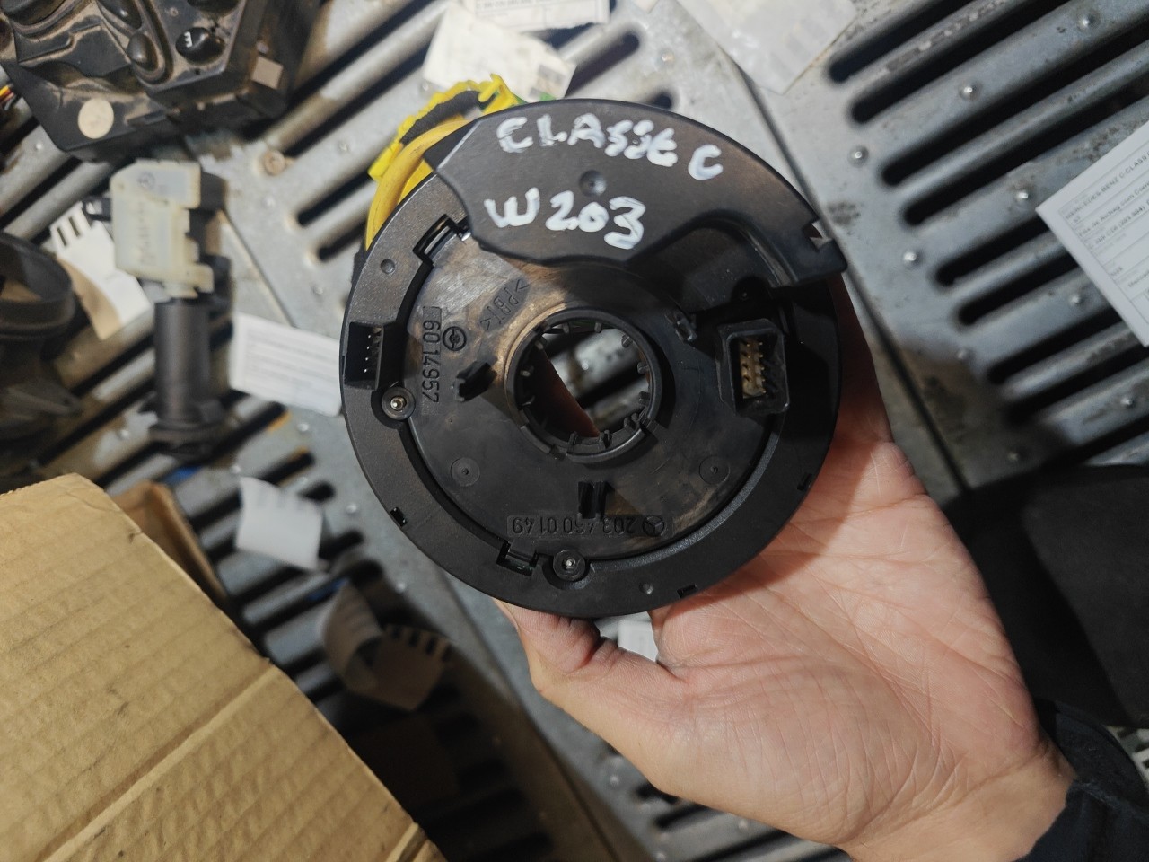 Fita de Airbag com Comutador luzes e limpa vidros MERCEDES-BENZ C-CLASS (W203) | 00 - 07