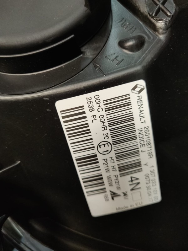 Farol Frente Direito / Otica Direita RENAULT MEGANE III Hatchback (BZ0/1_) | 08 -  Imagem-17