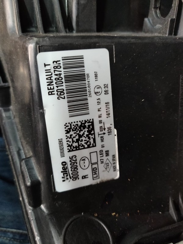 Farol Frente Direito / Otica Direita RENAULT MEGANE IV Hatchback (B9A/M/N_) | 15 -  Imagem-18