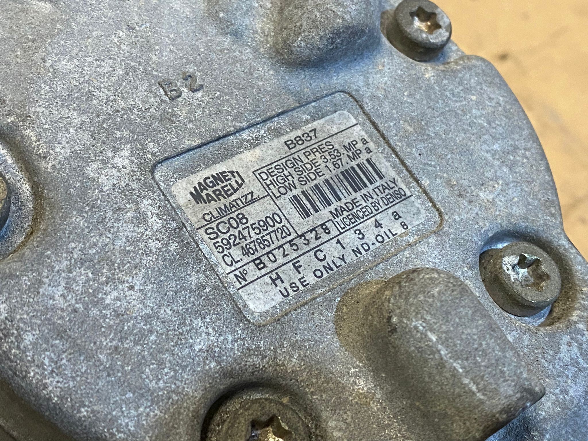 Compressor do Ar condicionado FIAT PUNTO (188_) | 99 - 12 Imagem-3