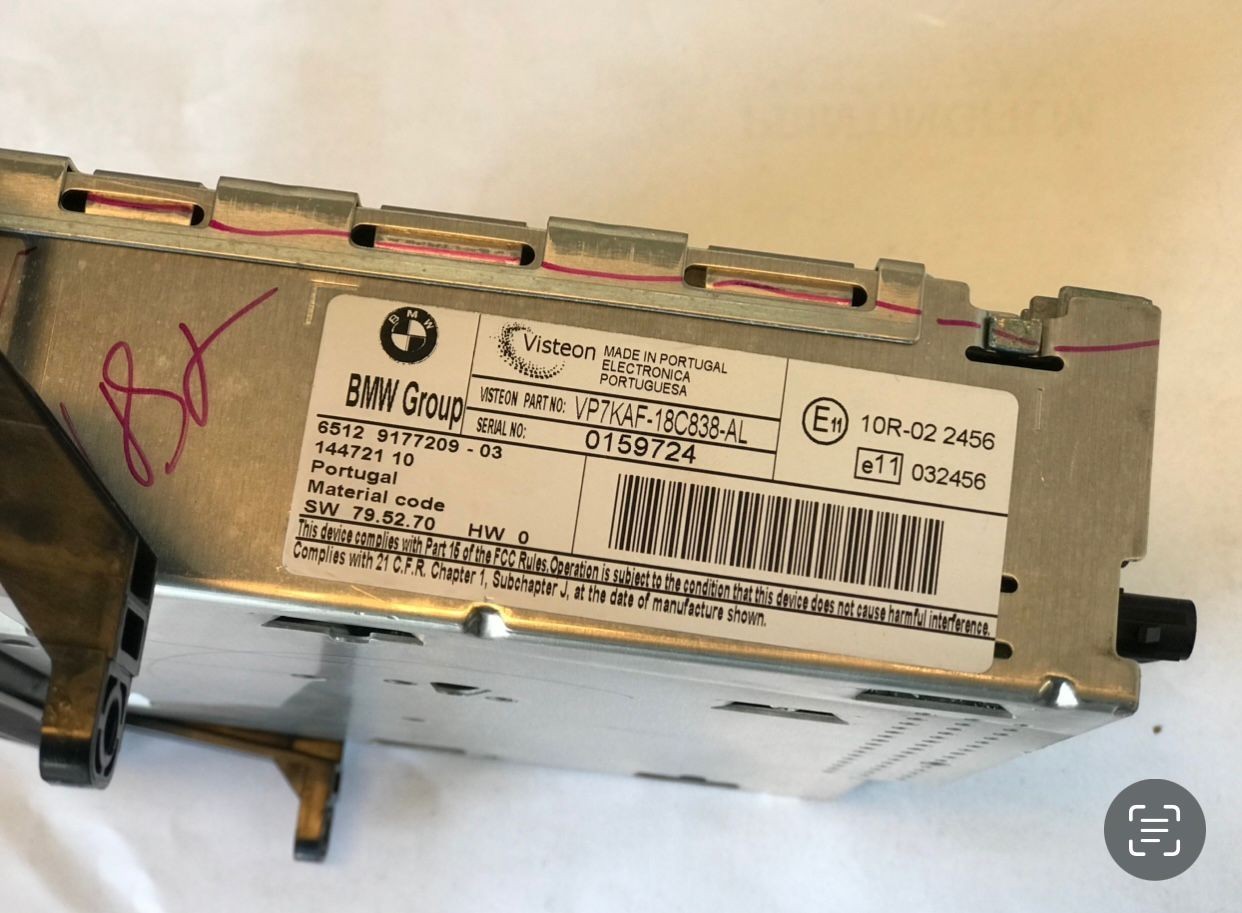 Rádio BMW 1 (E81) | 06 - 12 Imagem-3