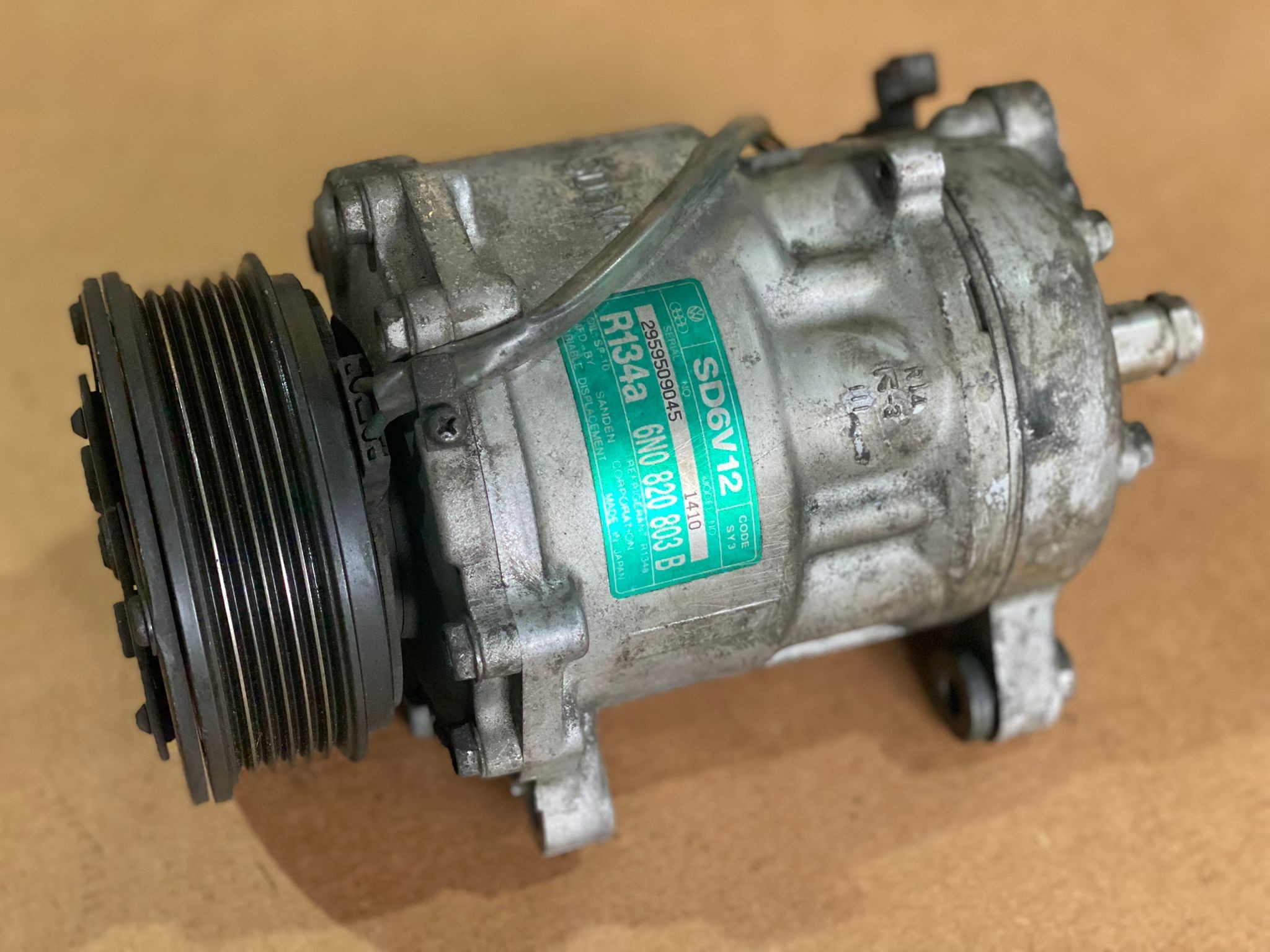 Compressor do Ar condicionado VOLKSWAGEN POLO (6N2) | 99 - 01 Imagem-1