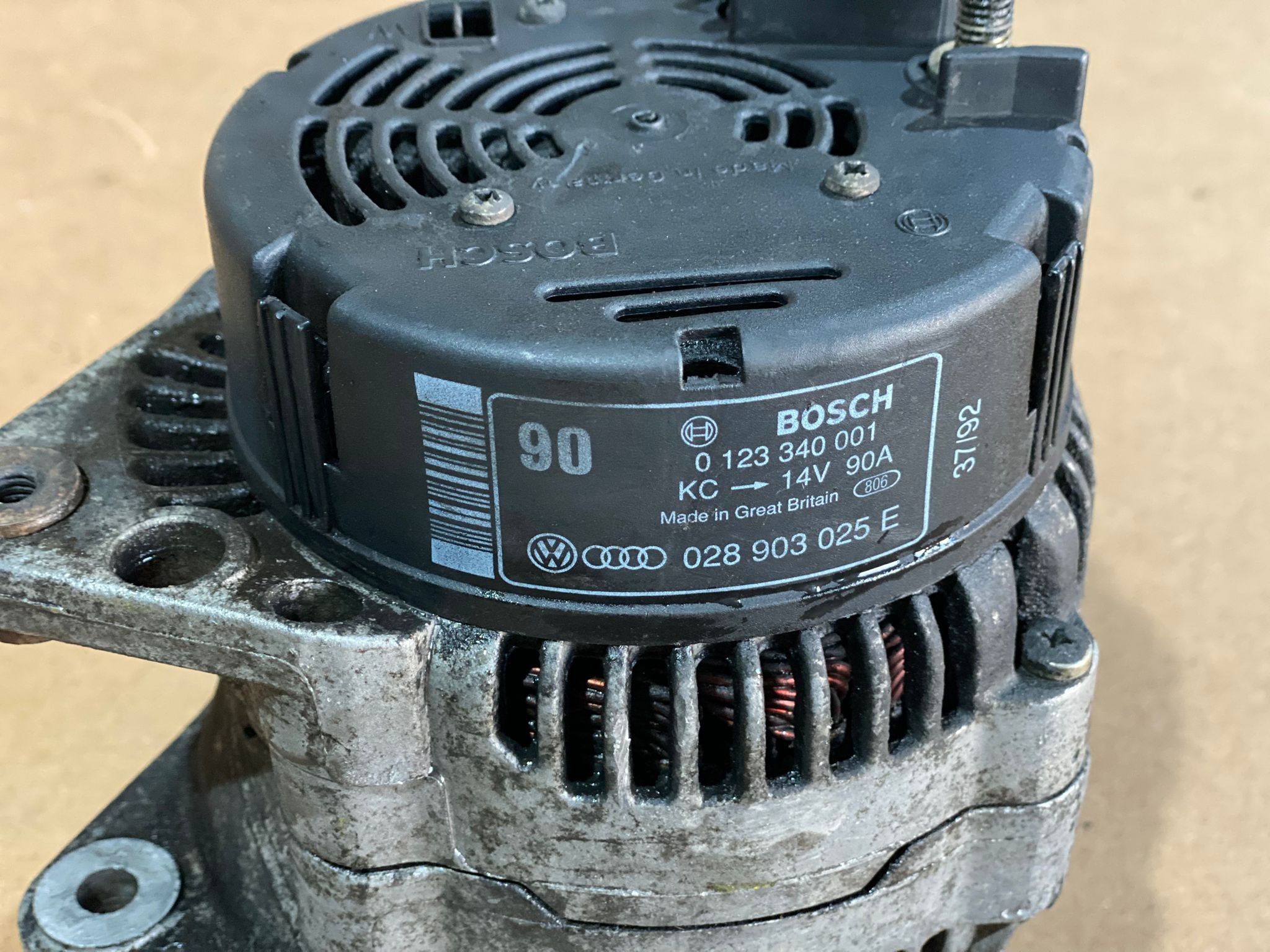 Alternator AUDI 80 (8C2, B4) | 91 - 95 Imagem-3