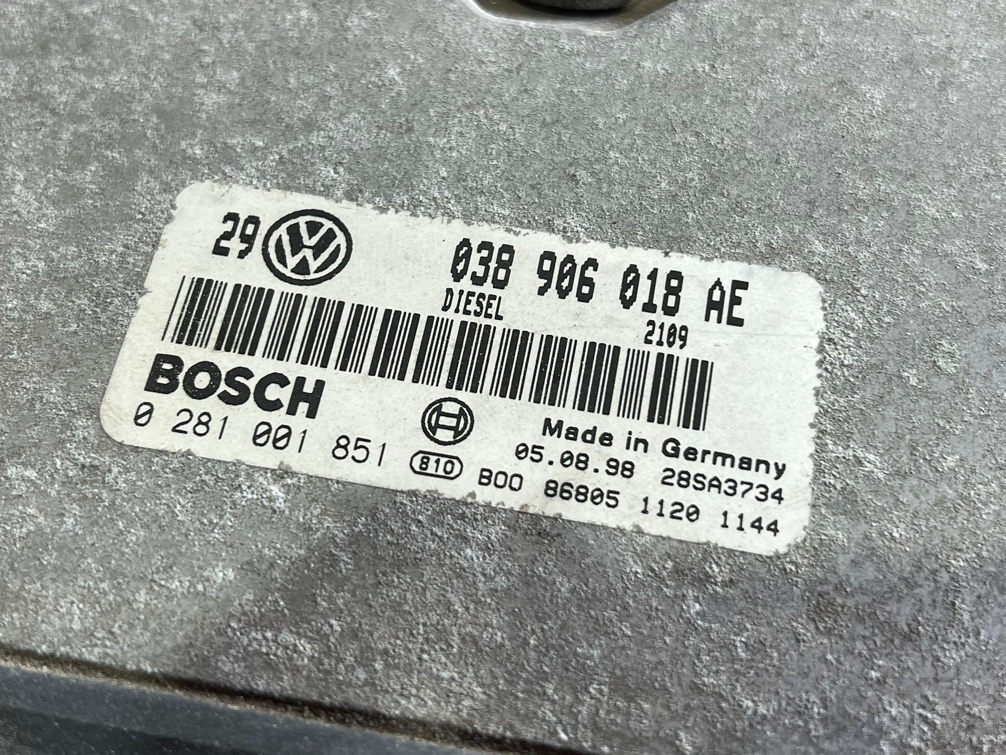 Centralina do Motor VOLKSWAGEN GOLF IV (1J1) | 97 - 07 Imagem-1