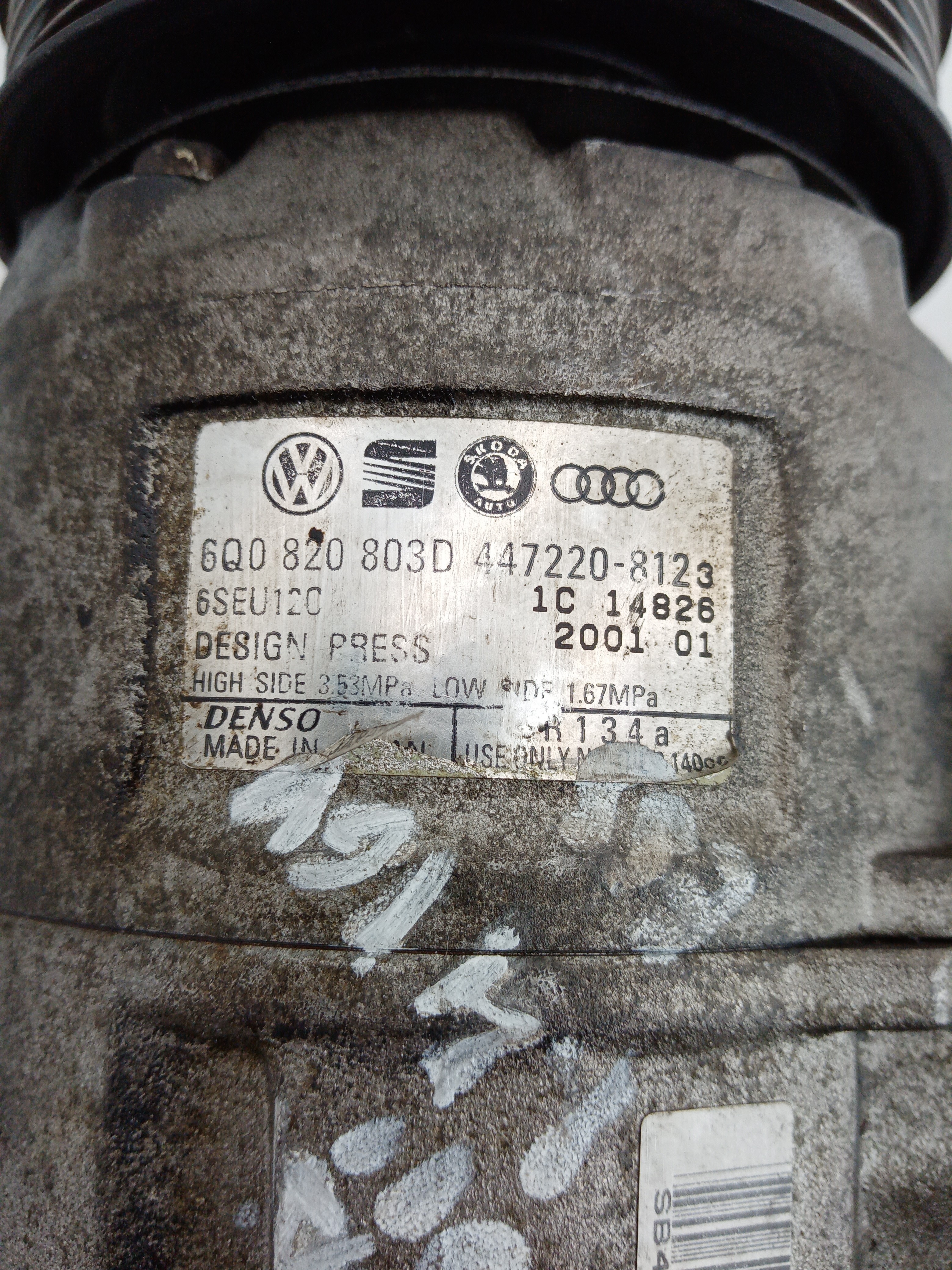 Compressor ar condicionado SKODA FABIA I (6Y2) | 99 - 08 Imagem-1