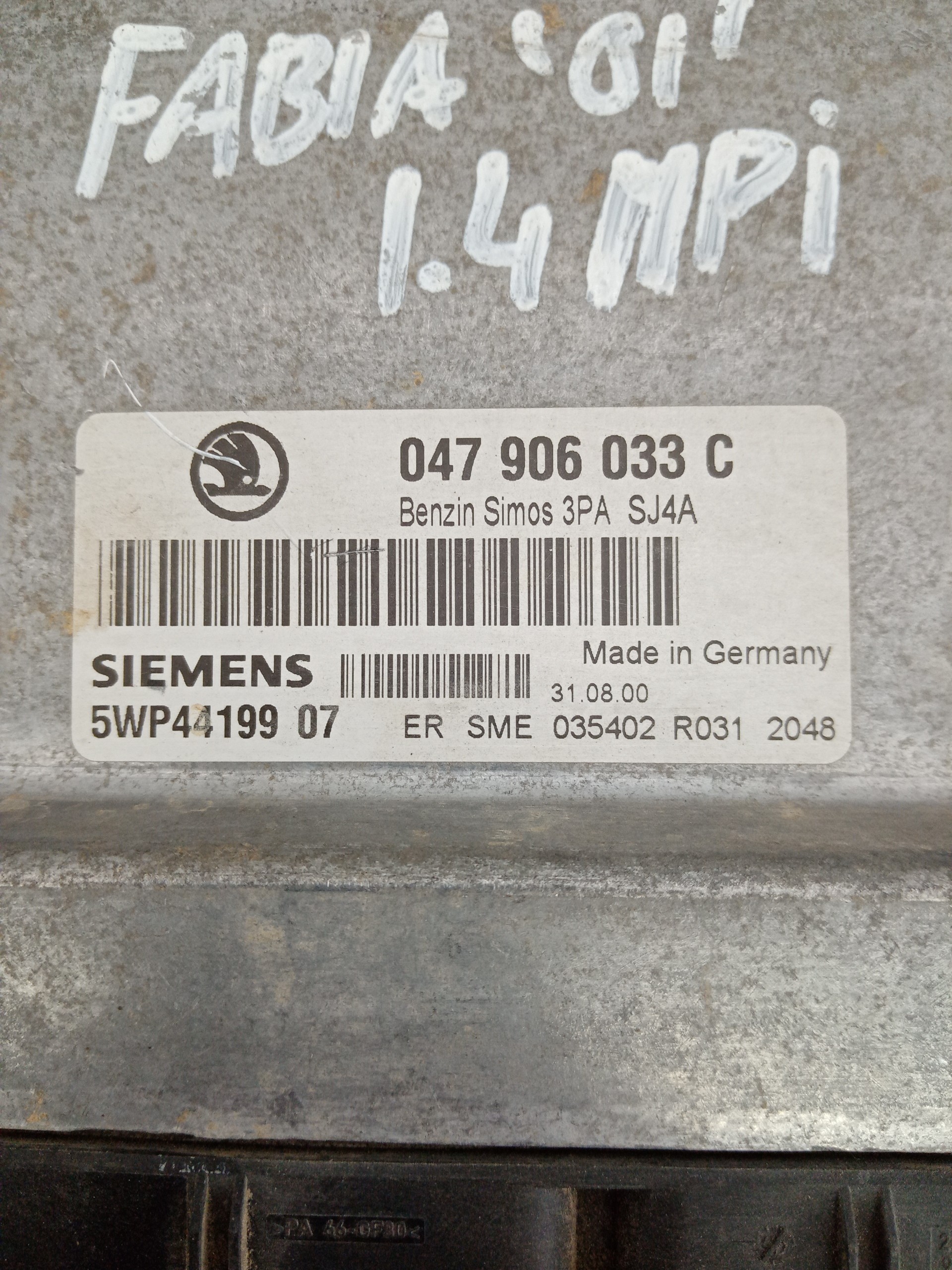 Centralina do Motor SKODA FABIA I (6Y2) | 99 - 08 Imagem-1