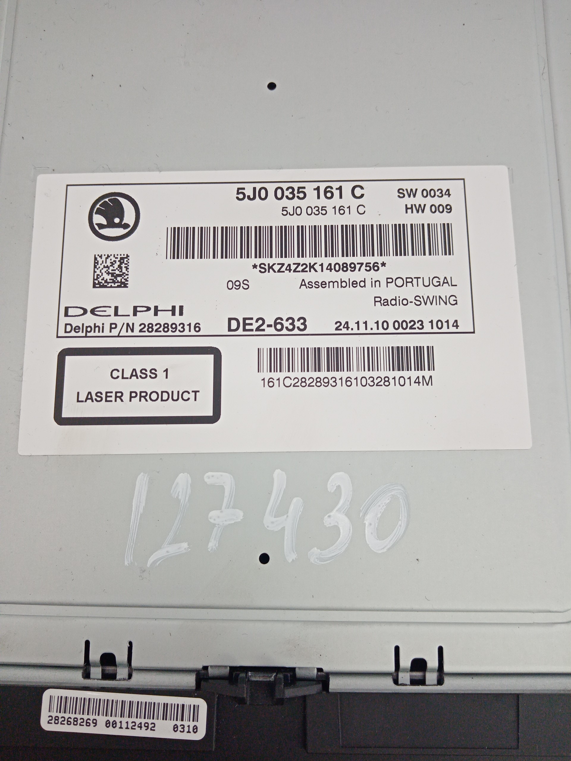 Auto rádio SKODA FABIA II (542) | 06 - 14 Imagem-2