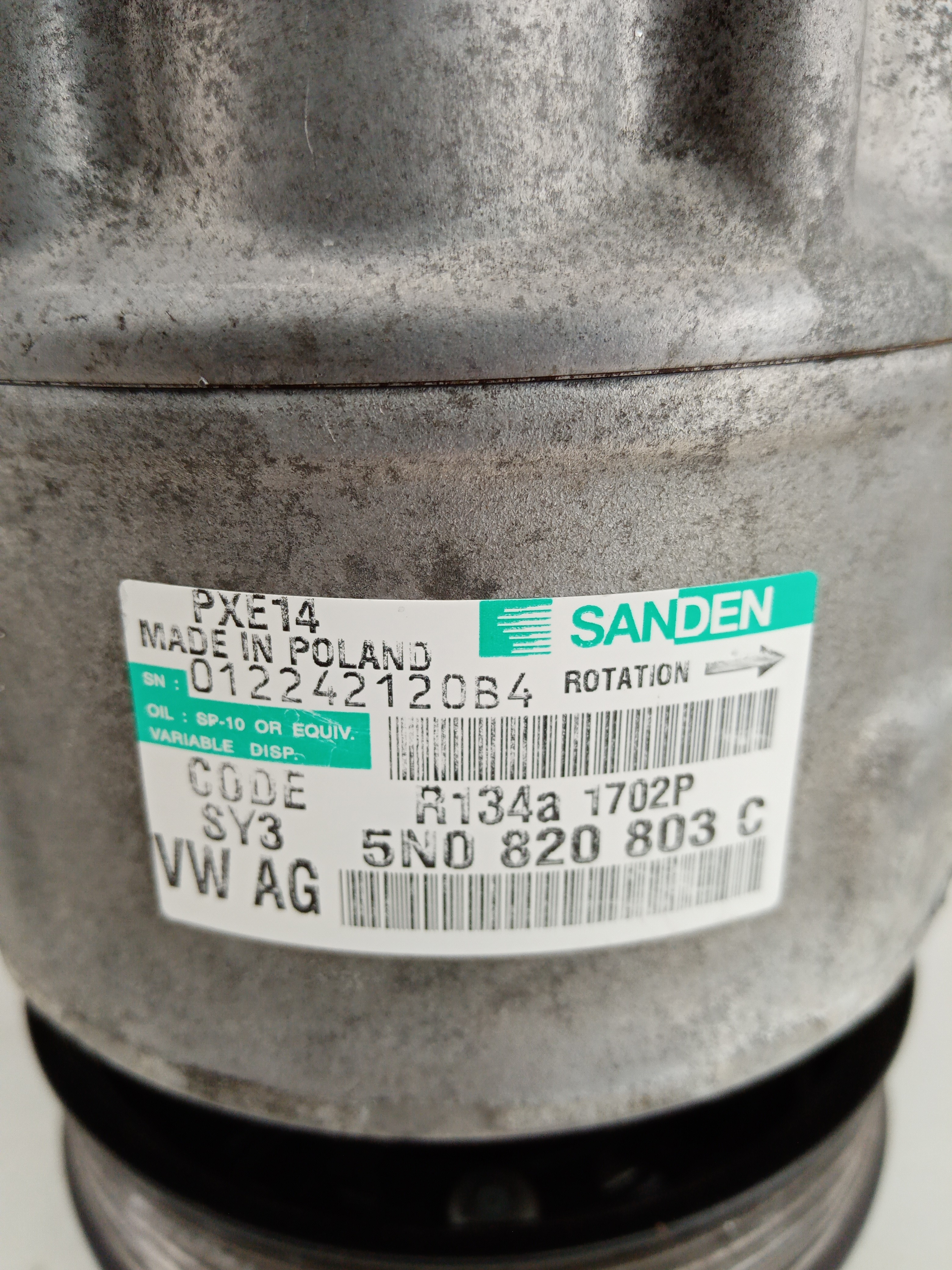 Compressor ar condicionado SKODA FABIA II (542) | 06 - 14 Imagem-1