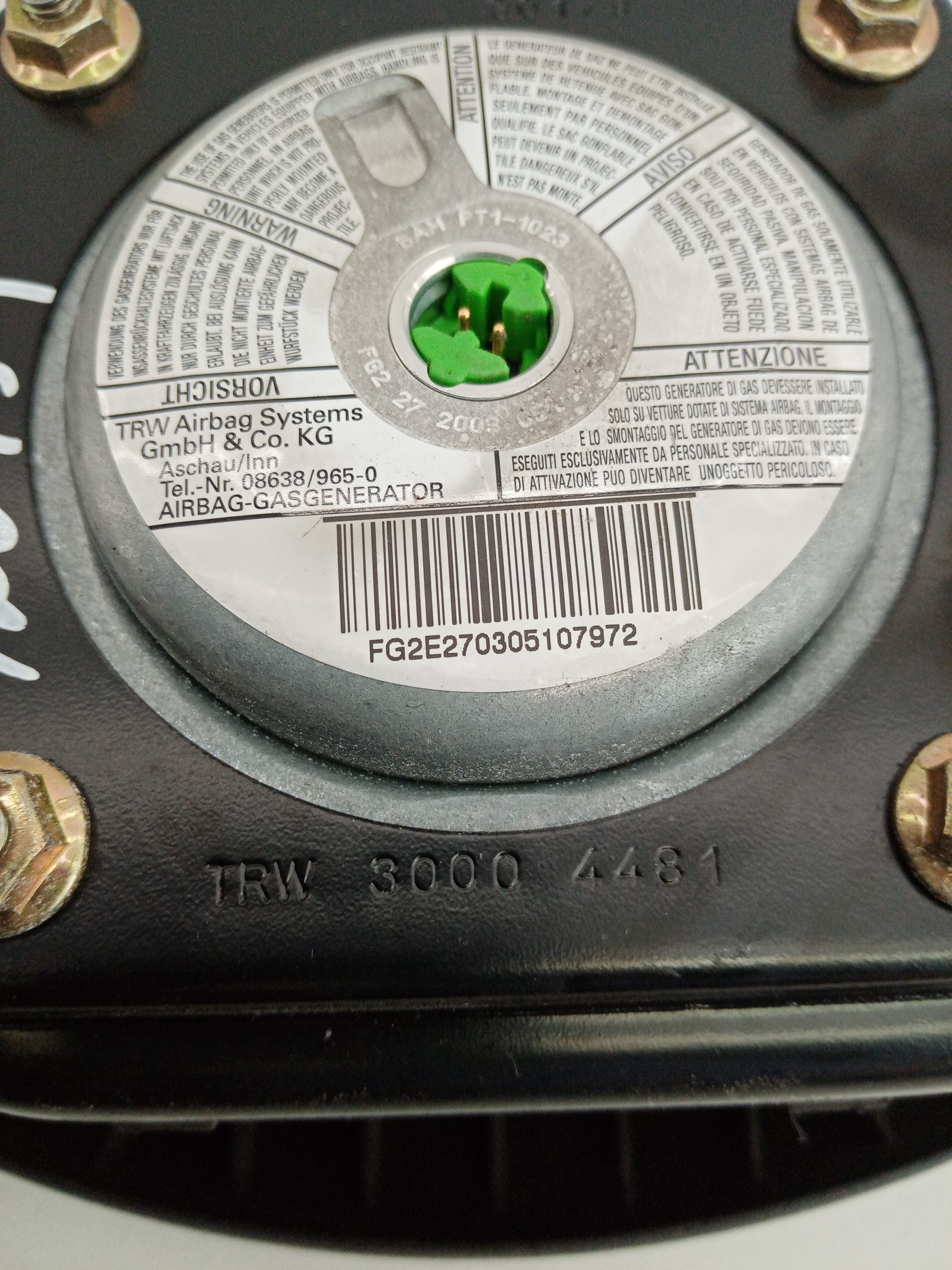 Airbag Volante FIAT PUNTO (188_) | 99 - 12 Imagem-3