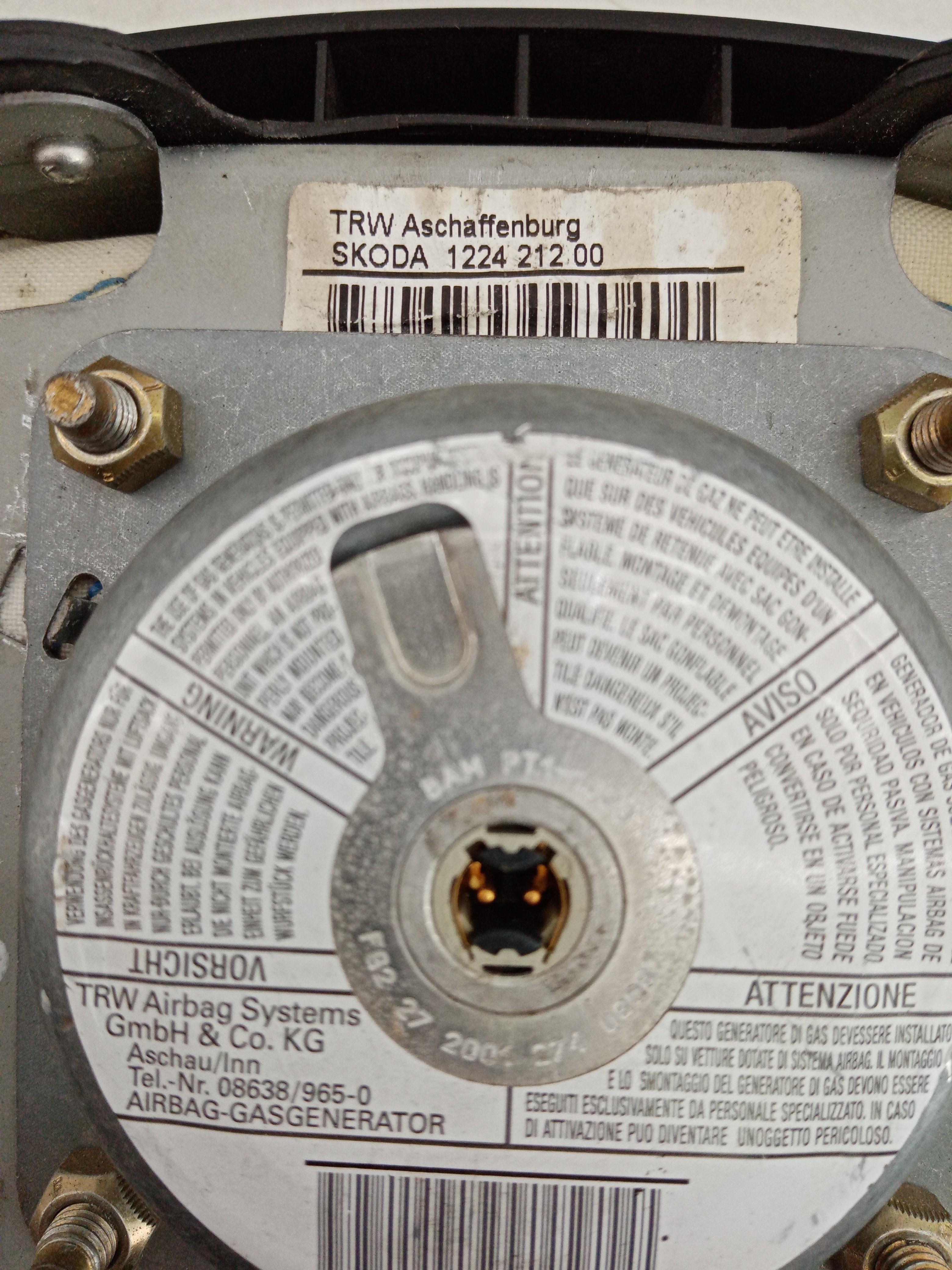 Airbag Volante SKODA FABIA I (6Y2) | 99 - 08 Imagem-4