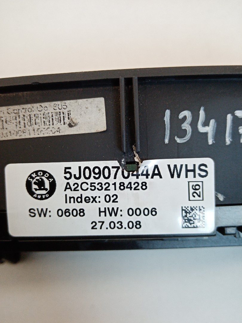 Comando sofagem / climatronic SKODA ROOMSTER (5J) | 06 - 15 Imagem-3