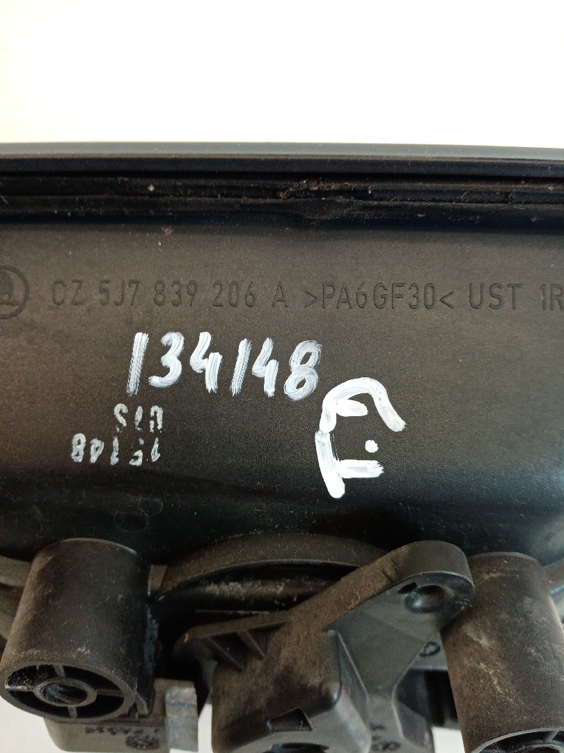 Puxador exterior tras direito SKODA ROOMSTER (5J) | 06 - 15 Imagem-3