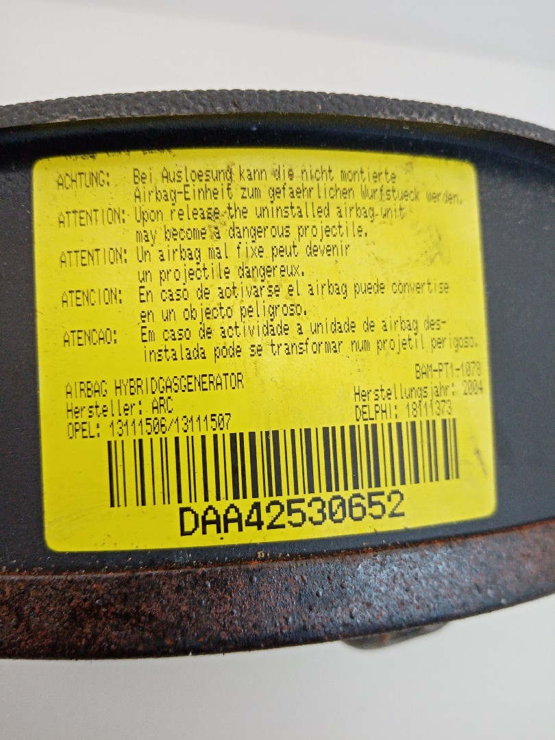 Airbag Volante OPEL CORSA C (X01) | 00 - 09 Imagem-5