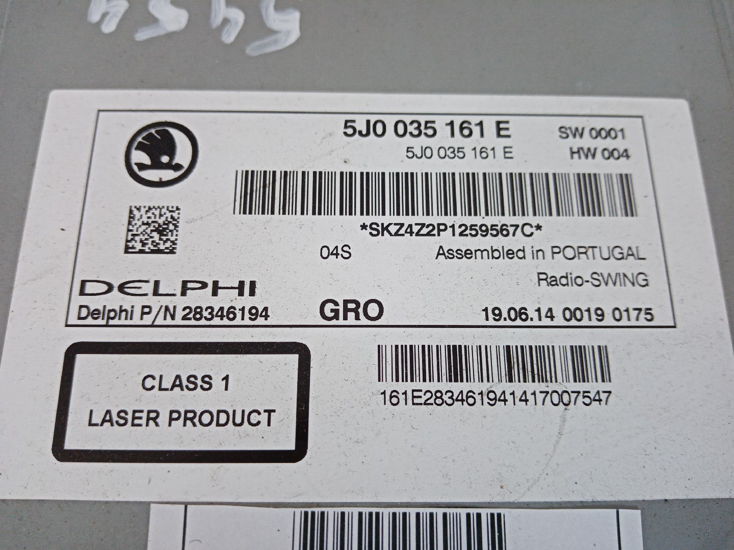 Auto rádio SKODA RAPID Spaceback (NH1) | 12 -  Imagem-4