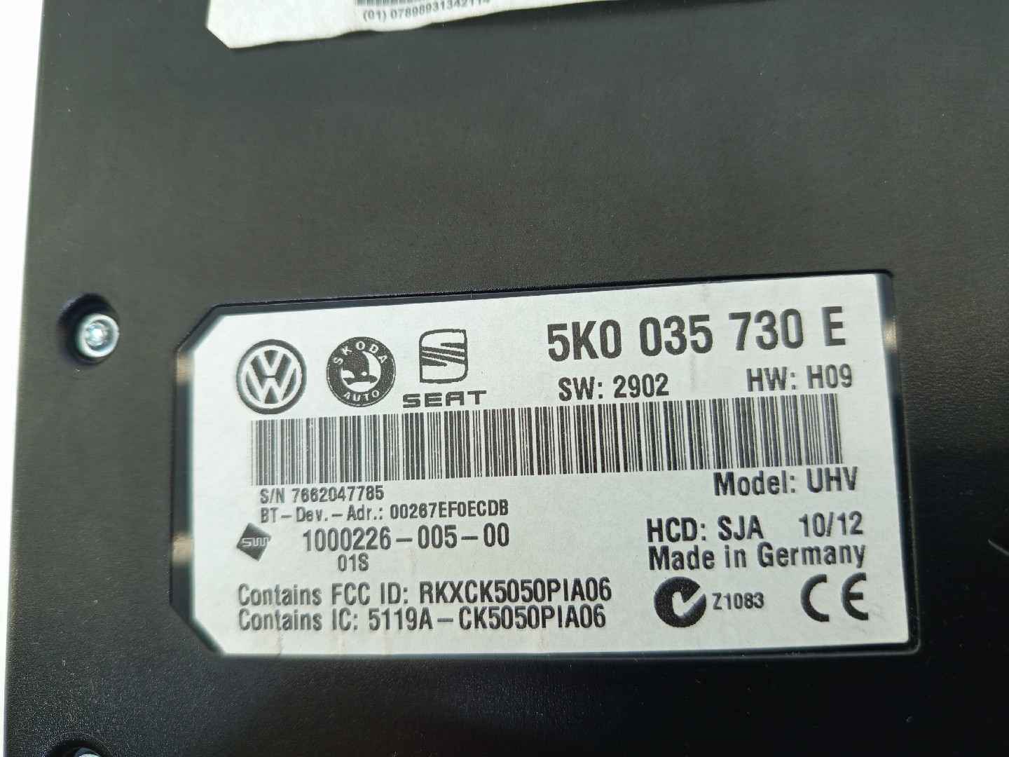 Módulo / relé SKODA OCTAVIA II Combi (1Z5) | 04 - 13 Imagem-1