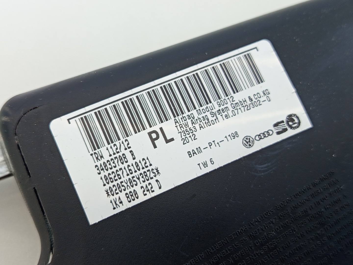 Airbag banco direito SKODA OCTAVIA II Combi (1Z5) | 04 - 13 Imagem-1