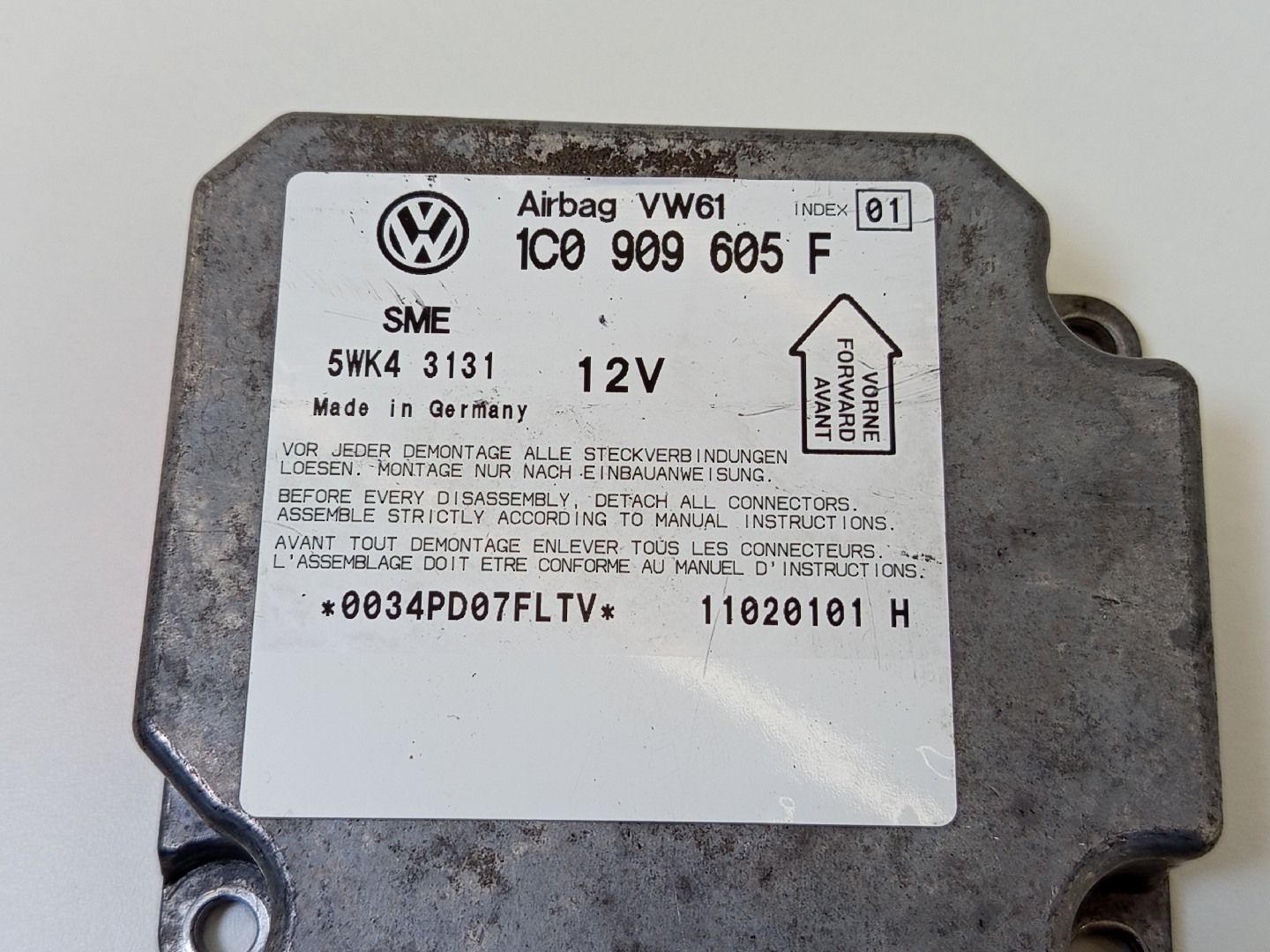 Centralina de airbag SKODA SUPERB I (3U4) | 01 - 08 Imagem-1