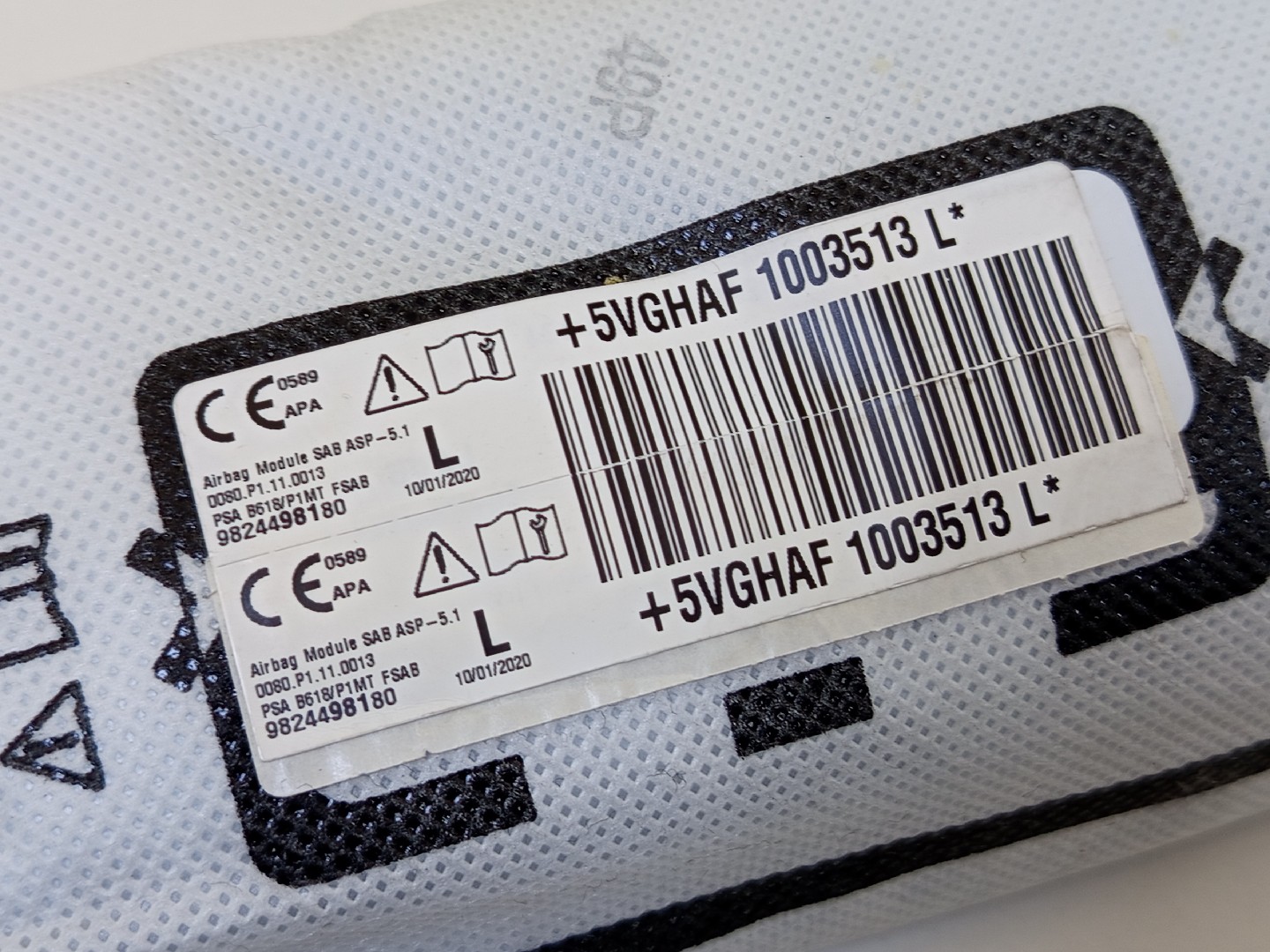 Airbag banco esquerdo CITROEN C3 AIRCROSS II (2R_, 2C_) | 17 -  Imagem-1